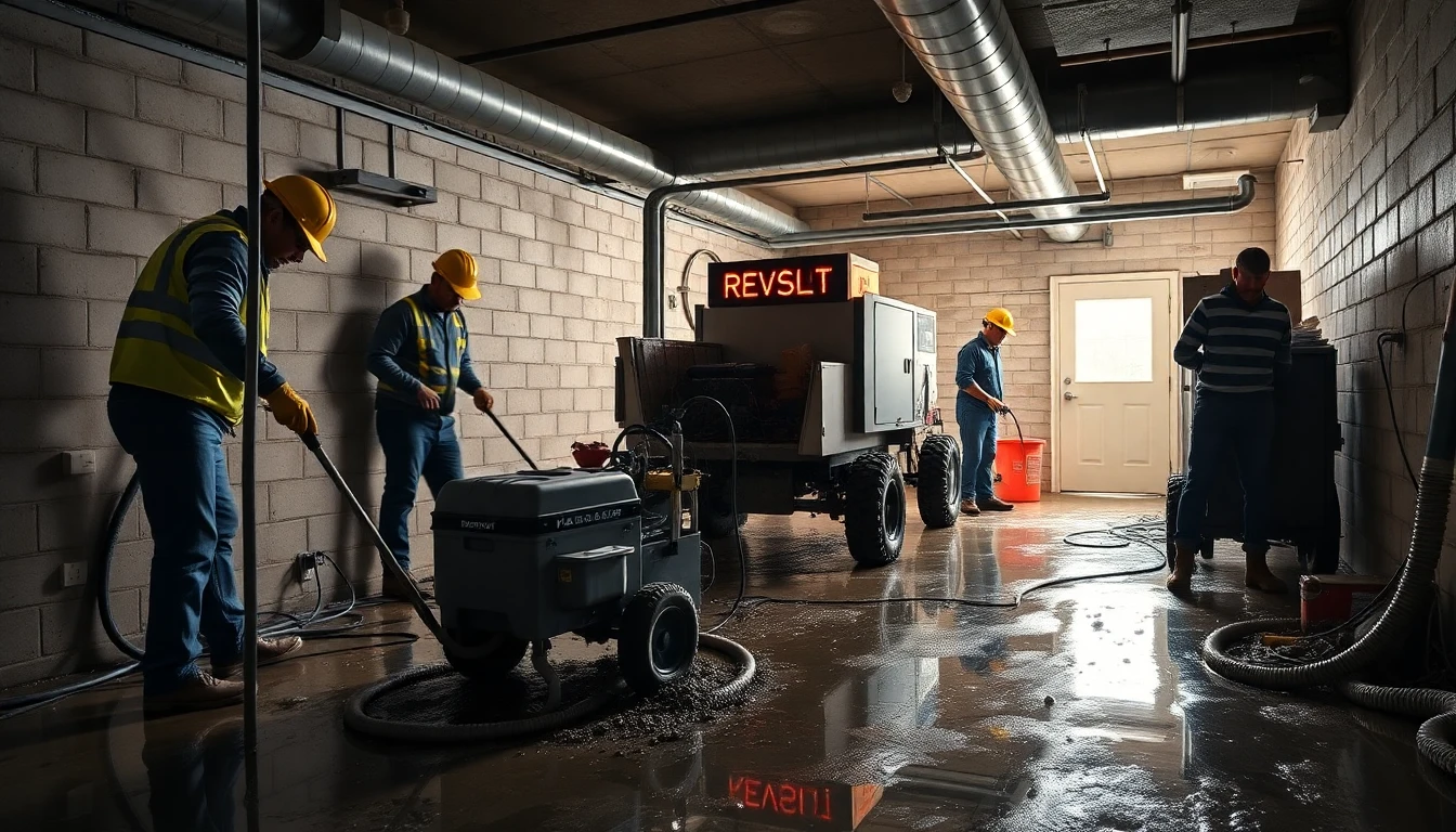 Wet Basement Cleanup